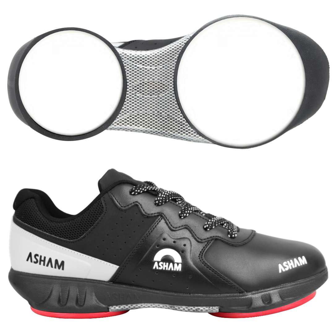 Asham Edge Men's 1/4" Slider & Toe Coating