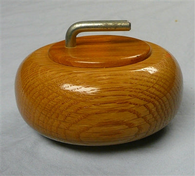 3" Wooden Curling Stone