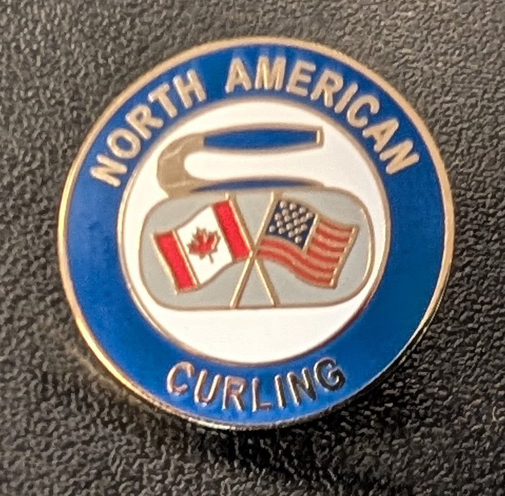 North American Curling Pin