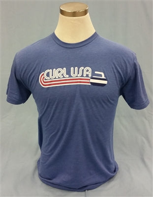 Wave Curl USA T Shirt
