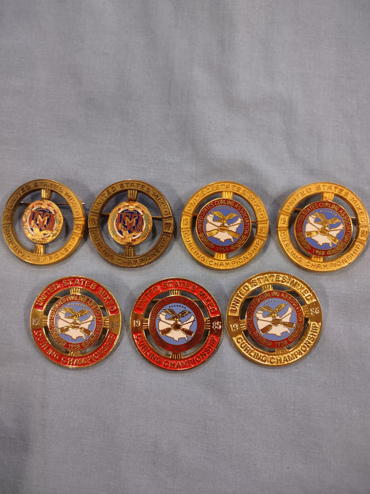 US Mixed Nationals Pin Set (7 pins) box 13