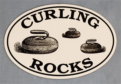 Curling Rocks Magnet