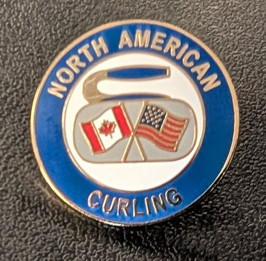 North American Curling Pin